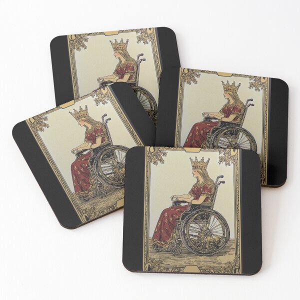 Item preview, Queen on her throne wheelchair tarot designed and sold by MendaciousMina.