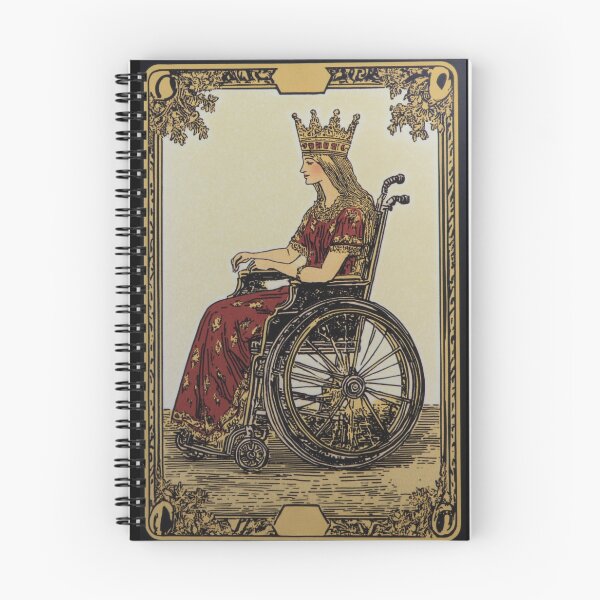 Item preview, Queen on her throne wheelchair tarot designed and sold by MendaciousMina.