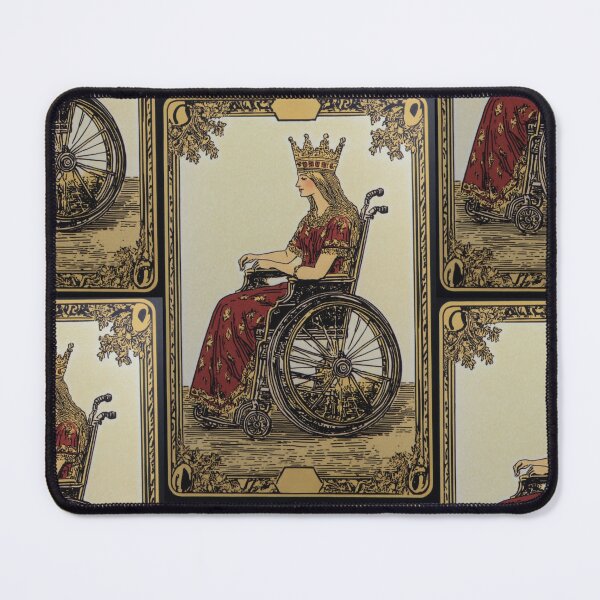 Item preview, Queen on her throne wheelchair tarot designed and sold by MendaciousMina.