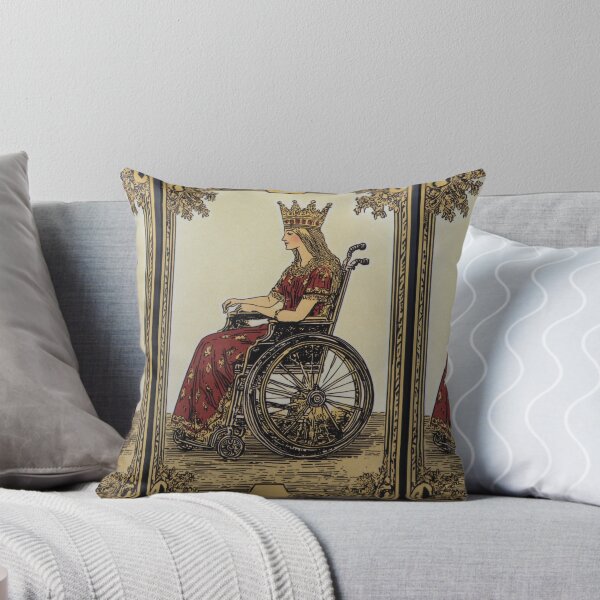 Item preview, Queen on her throne wheelchair tarot designed and sold by MendaciousMina.