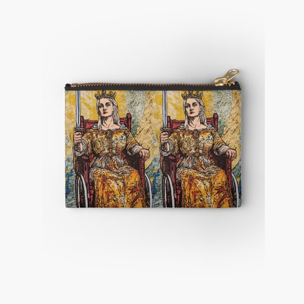 Item preview, Queen of swords wheelchair tarot designed and sold by MendaciousMina.