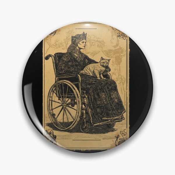 Item preview, Rolling with my cat homie wheelchair tarot designed and sold by MendaciousMina.