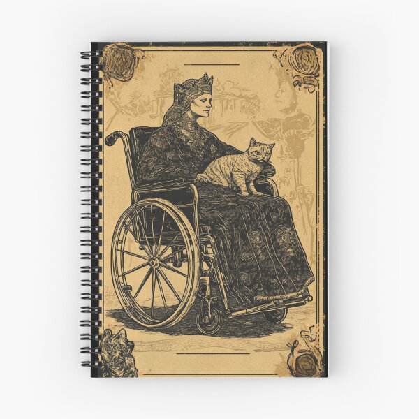 Item preview, Rolling with my cat homie wheelchair tarot designed and sold by MendaciousMina.