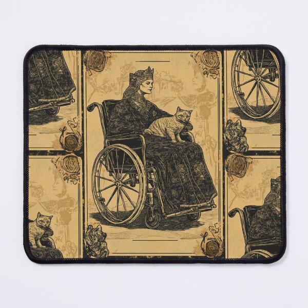 Item preview, Rolling with my cat homie wheelchair tarot designed and sold by MendaciousMina.