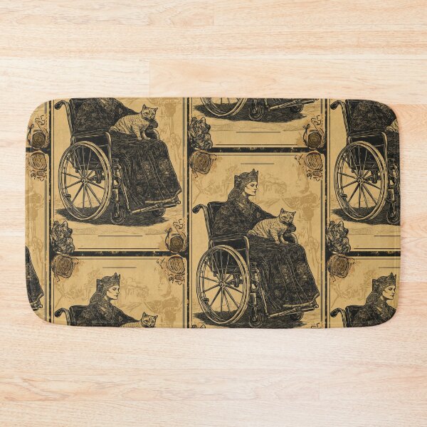 Item preview, Rolling with my cat homie wheelchair tarot designed and sold by MendaciousMina.