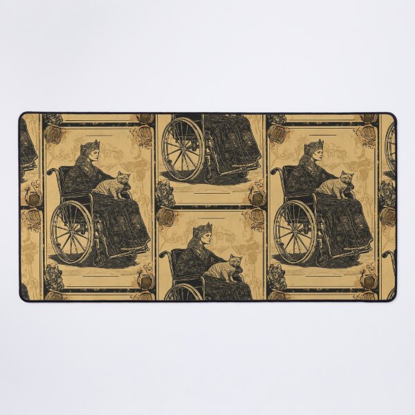 Item preview, Rolling with my cat homie wheelchair tarot designed and sold by MendaciousMina.