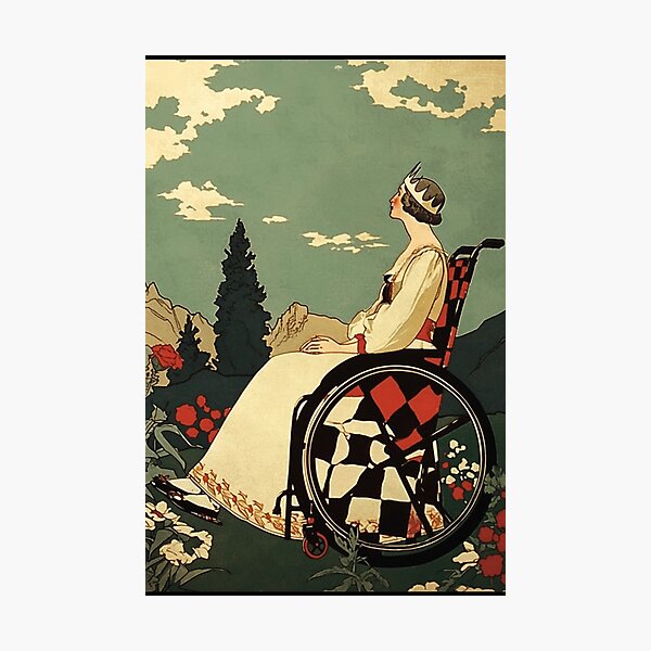 Item preview, Queen on her throne wheelchair tarot designed and sold by MendaciousMina.