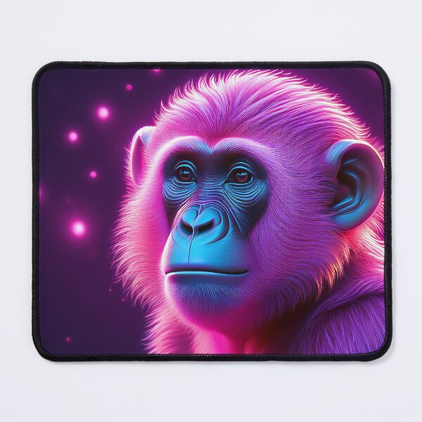 Item preview, Pink | Glowing Neon Monkey Collection | Hyperrealistic designed and sold by monkeybusiness.pt.