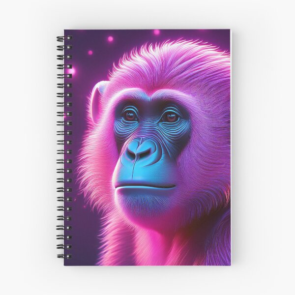 Item preview, Pink | Glowing Neon Monkey Collection | Hyperrealistic designed and sold by monkeybusiness.pt.