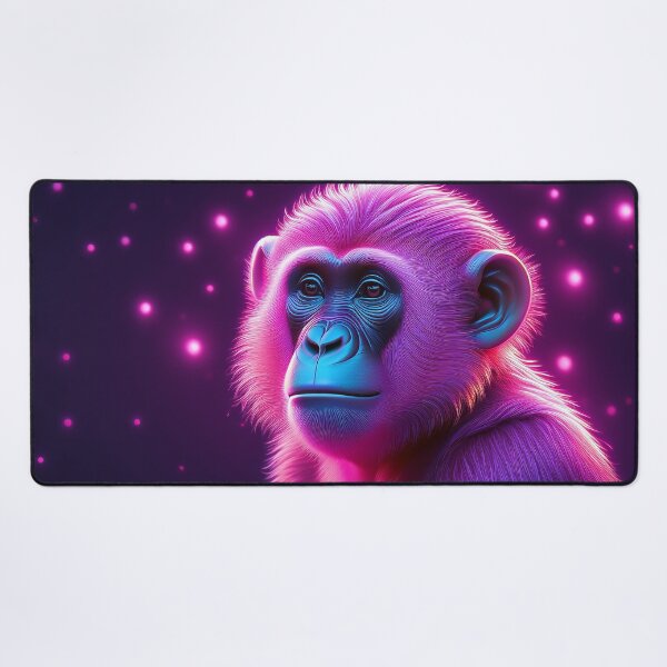 Item preview, Pink | Glowing Neon Monkey Collection | Hyperrealistic designed and sold by monkeybusiness.pt.