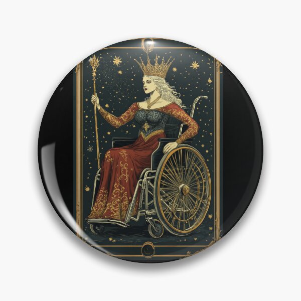Item preview, Queen on her throne wheelchair tarot designed and sold by MendaciousMina.