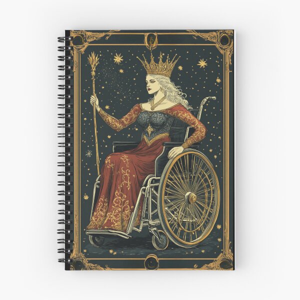 Item preview, Queen on her throne wheelchair tarot designed and sold by MendaciousMina.