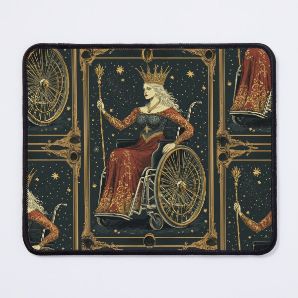 Item preview, Queen on her throne wheelchair tarot designed and sold by MendaciousMina.