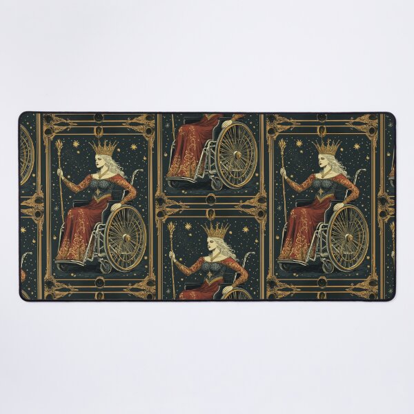 Item preview, Queen on her throne wheelchair tarot designed and sold by MendaciousMina.