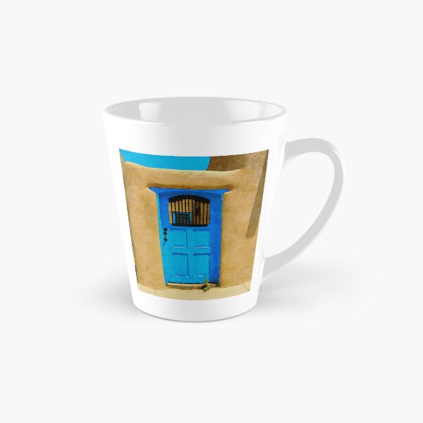 Item preview, Charming blue door in adobe building with rustic appeal designed and sold by GestaltImagery.