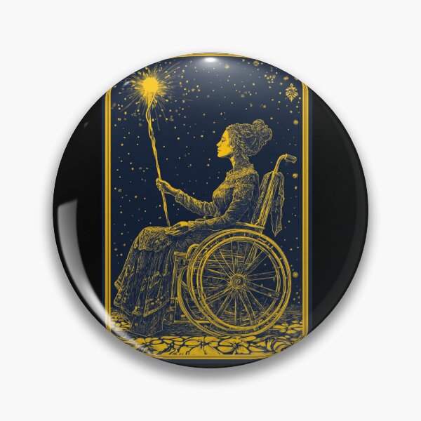 Item preview, Queen on her throne wheelchair tarot designed and sold by MendaciousMina.