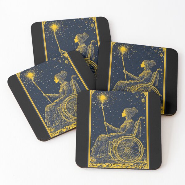 Item preview, Queen on her throne wheelchair tarot designed and sold by MendaciousMina.