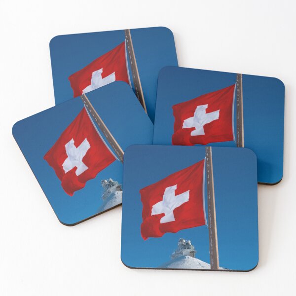 Item preview, Sphinx Observatory At Top Of Jungfraujoch and Swiss Flag designed and sold by Mats Silvan.