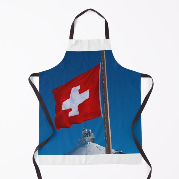 Item preview, Sphinx Observatory At Top Of Jungfraujoch and Swiss Flag designed and sold by Mats Silvan.