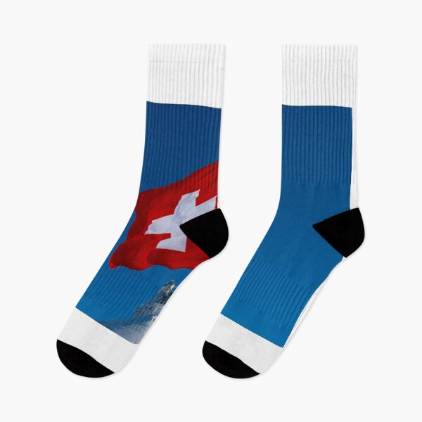 Item preview, Sphinx Observatory At Top Of Jungfraujoch and Swiss Flag designed and sold by Mats Silvan.