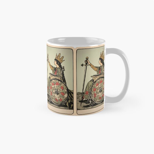 Item preview,  Queen of swords wheelchair tarot designed and sold by MendaciousMina.