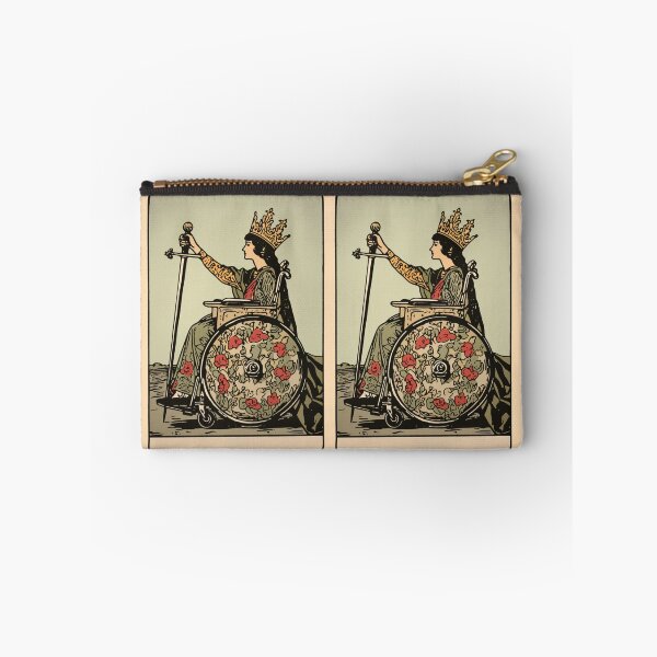 Item preview,  Queen of swords wheelchair tarot designed and sold by MendaciousMina.