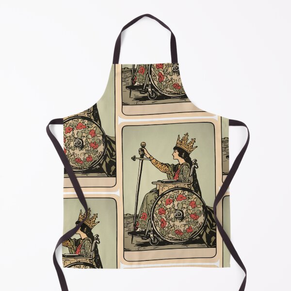 Item preview, Queen of swords wheelchair tarot designed and sold by MendaciousMina.