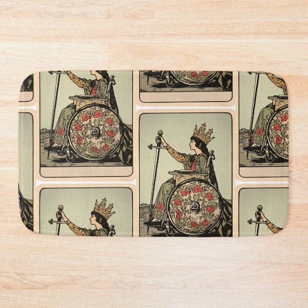 Item preview,  Queen of swords wheelchair tarot designed and sold by MendaciousMina.