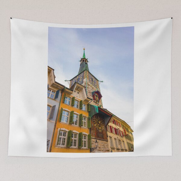 Item preview, The Zeitglockenturm Clock Tower and Colorful House designed and sold by Mats Silvan.