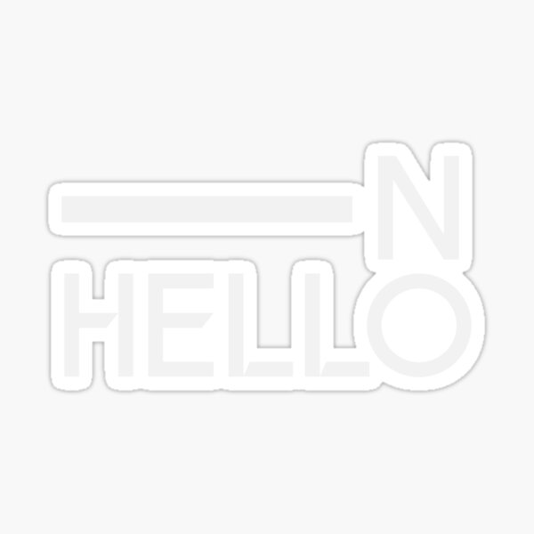 Item preview, HELL NO HELLO designed and sold by Imaginedesigned.