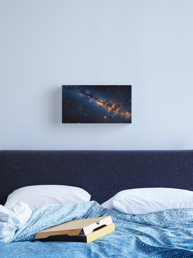 Thumbnail 2 of 3, Canvas Print, Galactic Core – Deep Space Milky Way designed and sold by PixelsArtst.