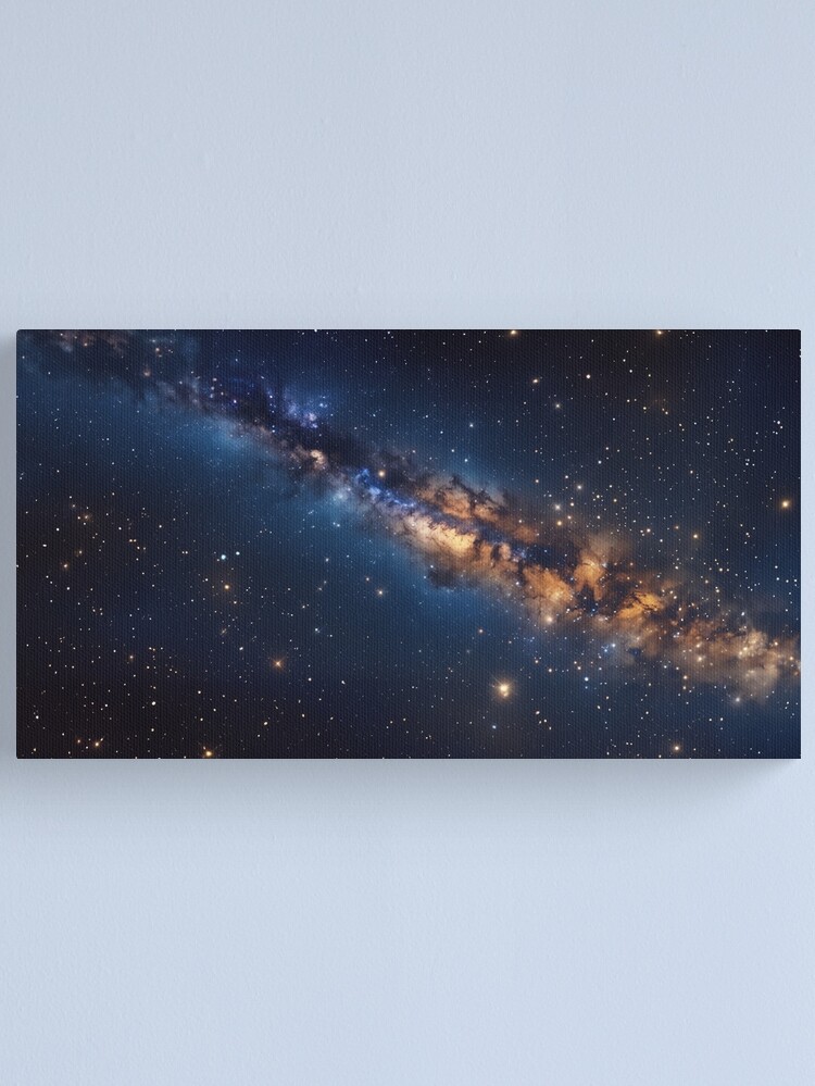 Thumbnail 1 of 3, Canvas Print, Galactic Core – Deep Space Milky Way designed and sold by PixelsArtst.
