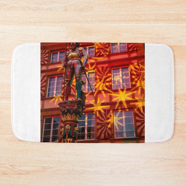 Item preview, Fountain with Statue in Front of an Illuminated House designed and sold by Mats Silvan.