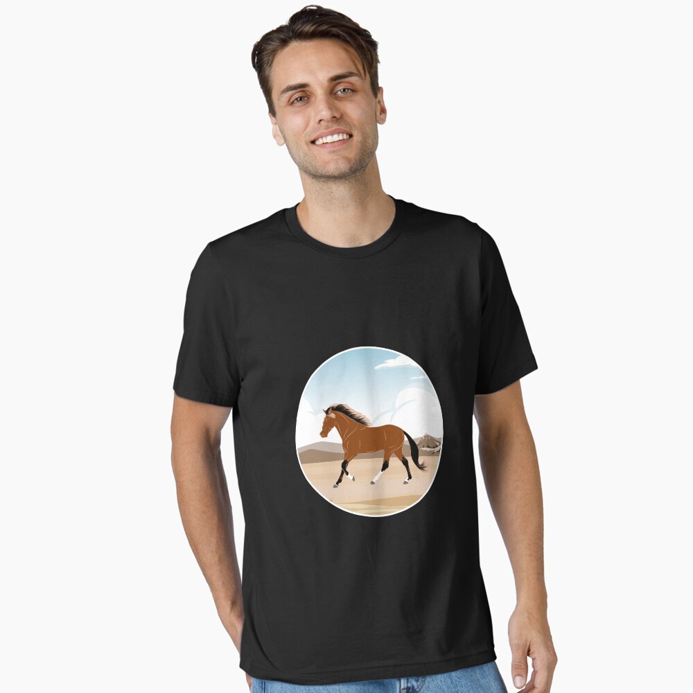 Aperçu de l'œuvre T-shirt essentiel créée et vendue par WebEquitation.