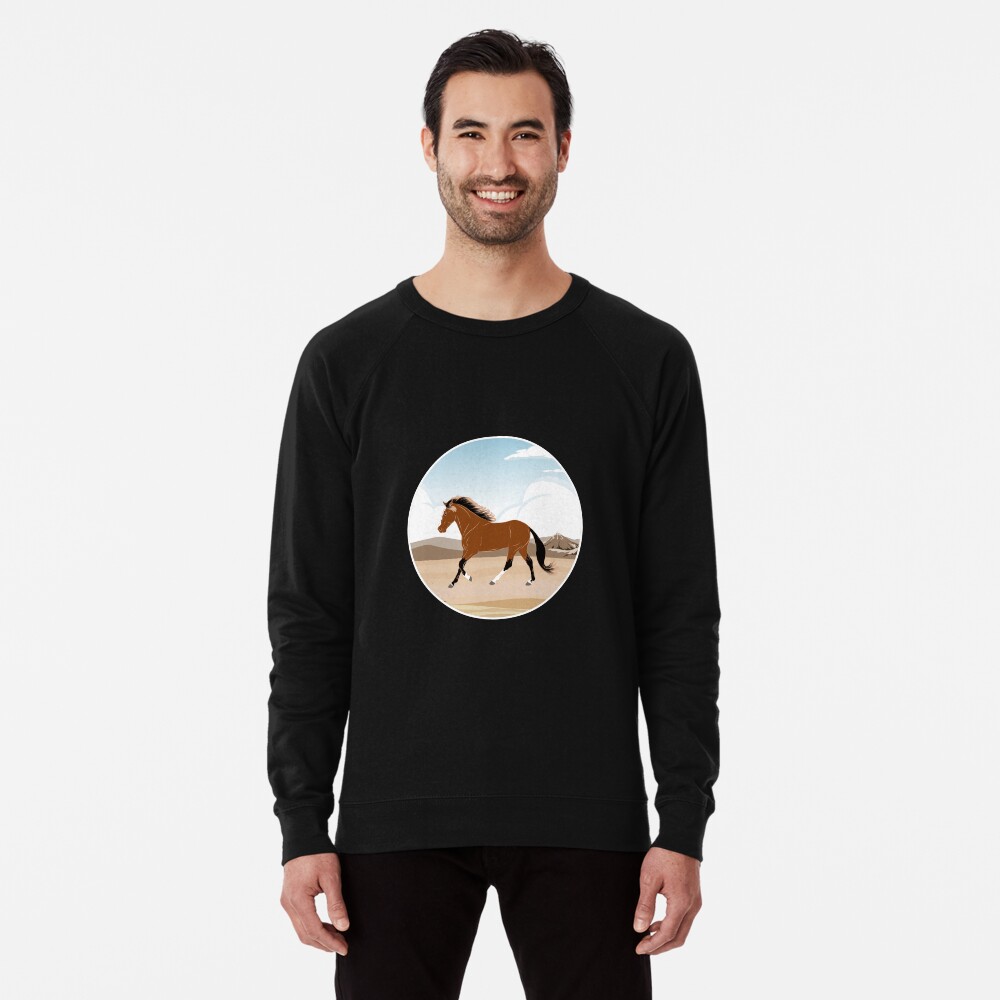 Aperçu de l'œuvre Sweatshirt léger créée et vendue par WebEquitation.