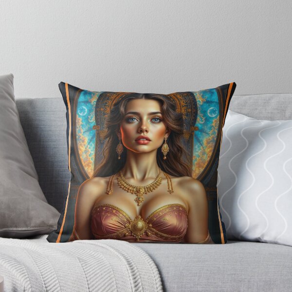 Item preview, A Classic Glamour Portrait Of Elisaveta Araminta In Luxurious Rose and Gold Stunning AI Concept Art by Xzendor7 designed and sold by Xzendor7 Digital Art Creations.