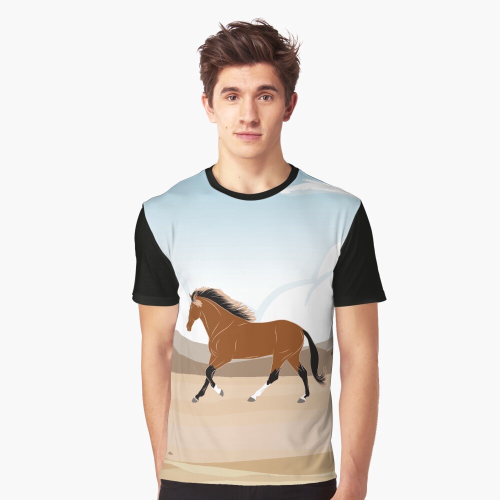 Aperçu de l'œuvre T-shirt graphique créée et vendue par WebEquitation.