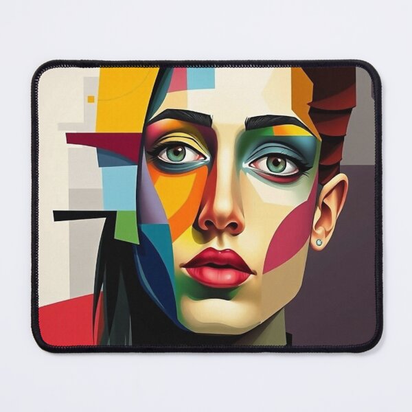 Item preview, Fragmented Identity – Abstract Portrait in Color designed and sold by SparkyBamBam.