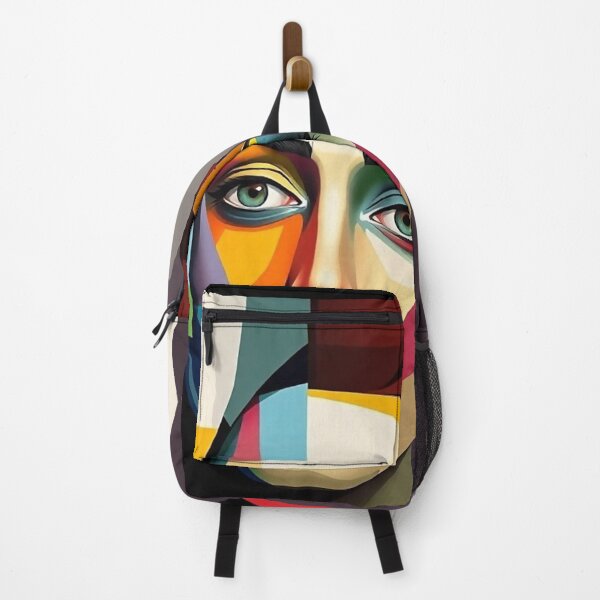 Item preview, Fragmented Identity – Abstract Portrait in Color designed and sold by SparkyBamBam.