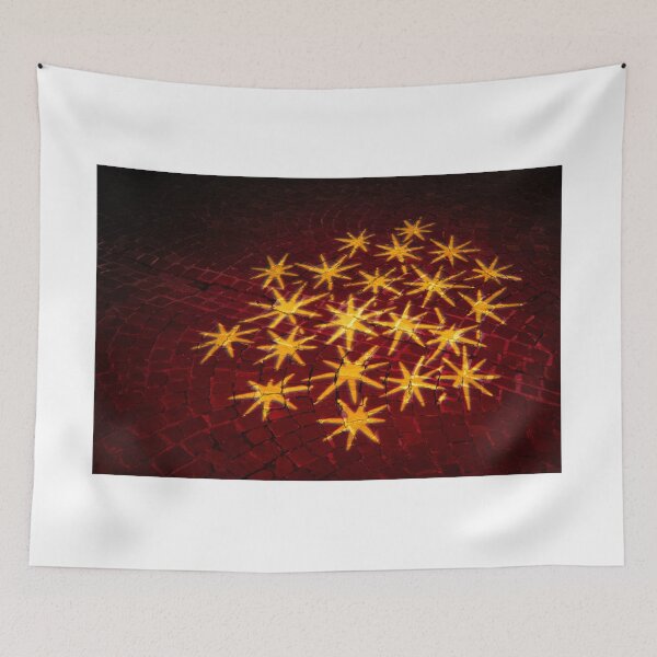 Item preview, Illuminated Stars on the Cobblestone Street designed and sold by Mats Silvan.