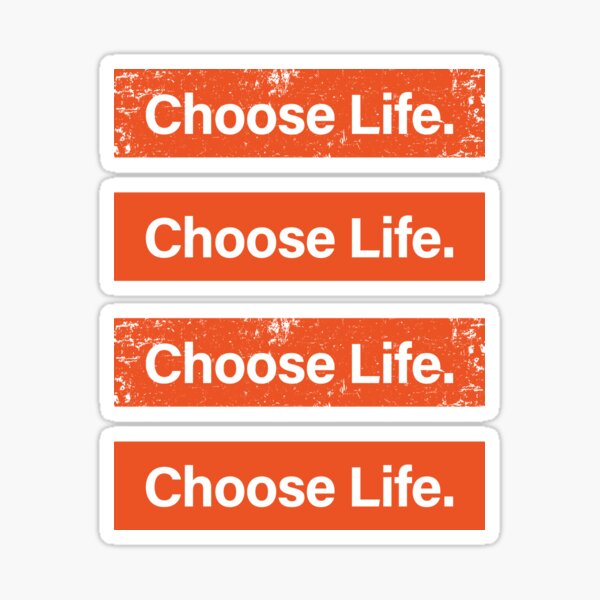 Item preview, Choose Life. Trainspotting designed and sold by unrealindeed.