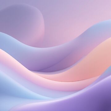 Artwork thumbnail, Dreamy Pastel Waves – Soft Abstract Aesthetic by PixelsArtist.com