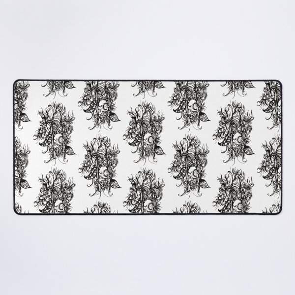 Item preview, Tangled Bloom – Ink Drawing of Flowing Leaves & Vines designed and sold by DanielleJScott.com.