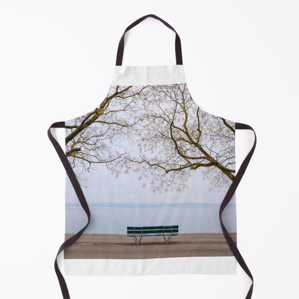 Item preview, Waterfront with Bare Tree and Bench on Lake Neuchatel designed and sold by Mats Silvan.