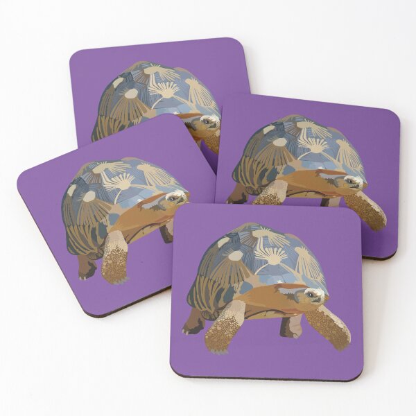 Item preview, R is for Radiated Tortoise ,Radiated Tortoise – Madagascar Reptile Wildlife Illustration designed and sold by PrettylittlepastelUk.