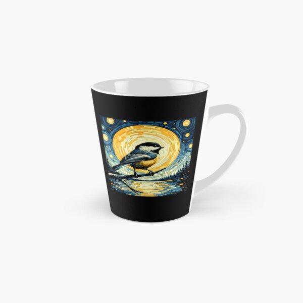 Item preview, Starry Night Chickadee Van Gogh Bird Lover designed and sold by Kimberley King Art  King Art.