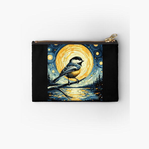 Item preview, Starry Night Chickadee Van Gogh Bird Lover designed and sold by Kimberley King Art  King Art.