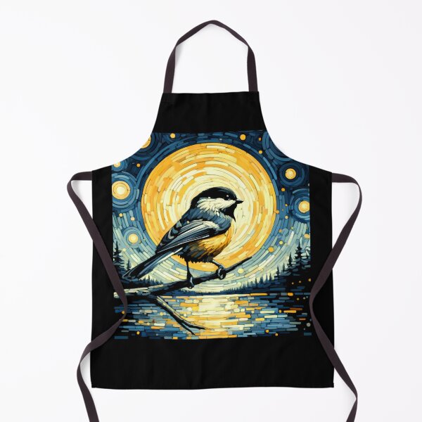 Item preview, Starry Night Chickadee Van Gogh Bird Lover designed and sold by Kimberley King Art King Art.