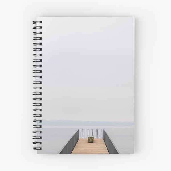 Item preview, Waterfront and a Pier on Lake Neuchatel in a Foggy Winter day designed and sold by Mats Silvan.