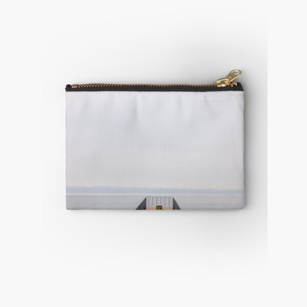 Item preview, Waterfront and a Pier on Lake Neuchatel in a Foggy Winter day designed and sold by Mats Silvan.